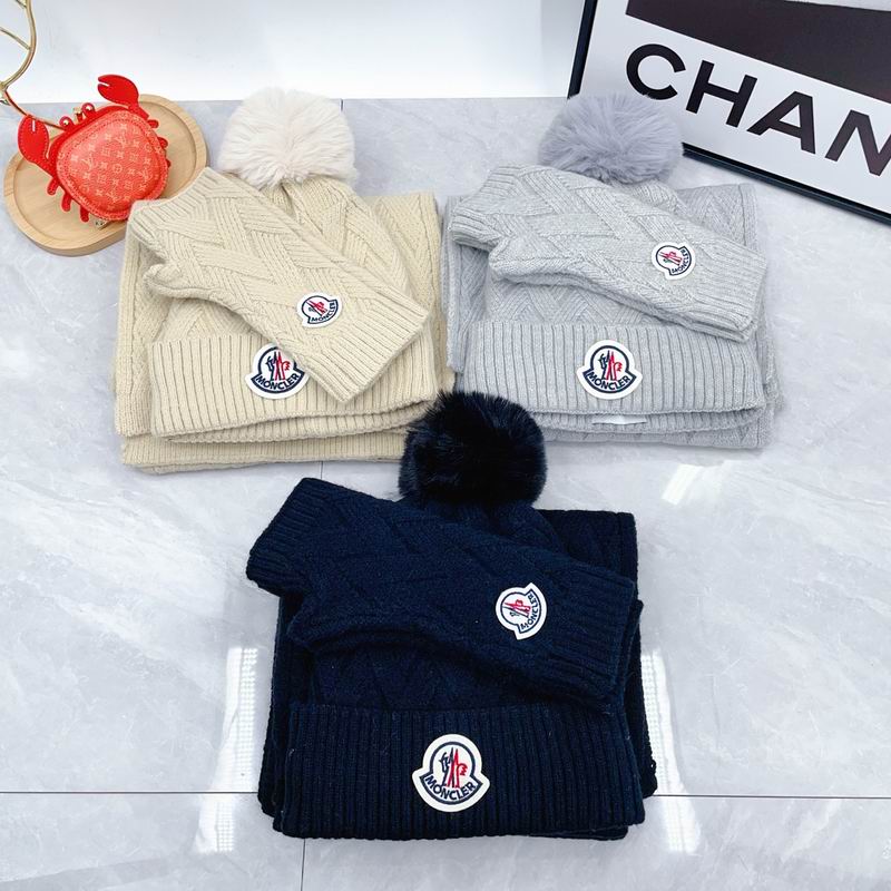 Moncler Scarf Hat Gloves dx03